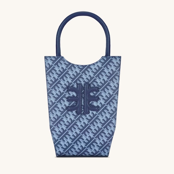 JW PEI Fei Dark Blue Monogram Logo Phone Bag Crossbody Purse Minibag | Navy - Picture 15 of 15